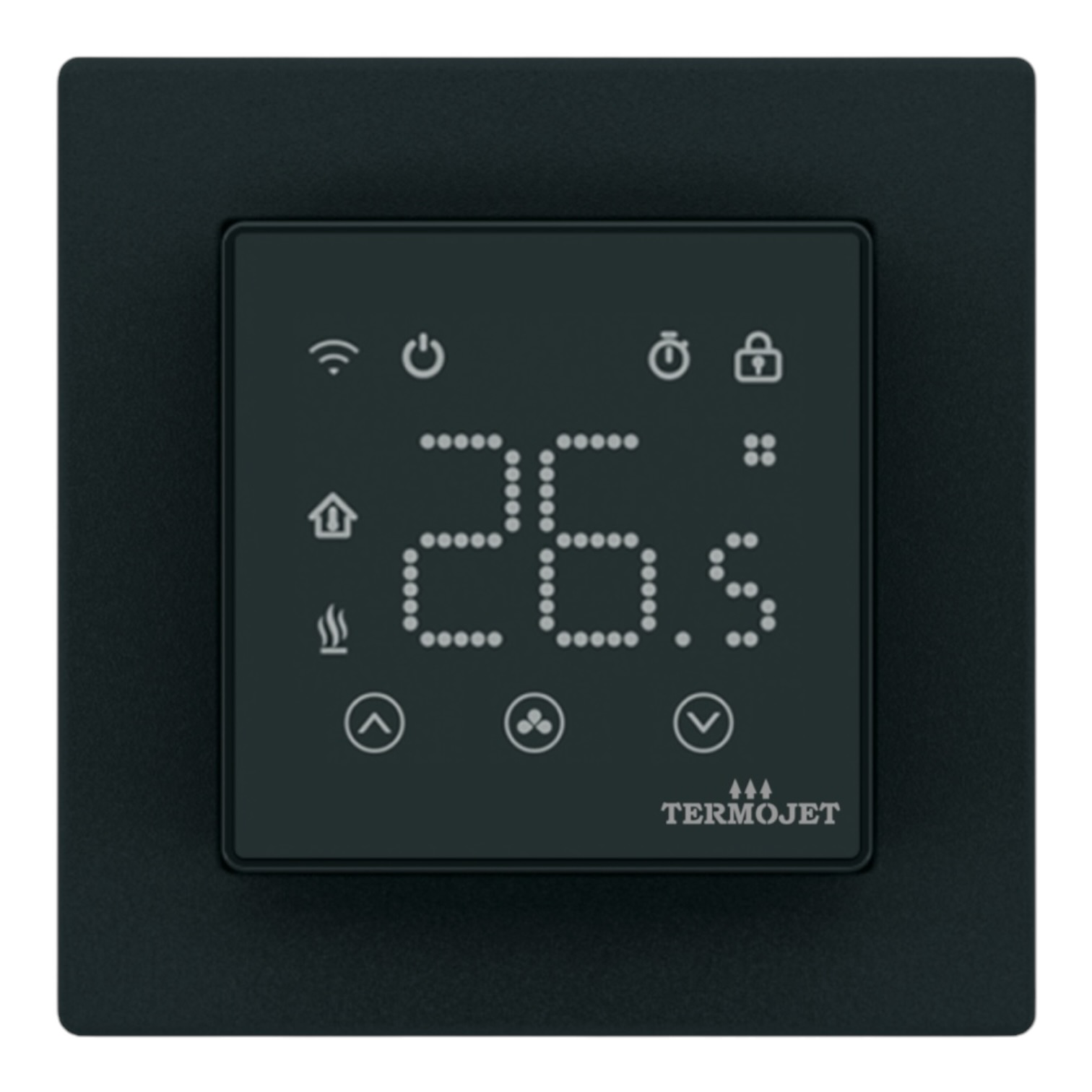 Programator przewodowy Termojet do ramki podtynkowej HT-130 HT130BLK (czarny)