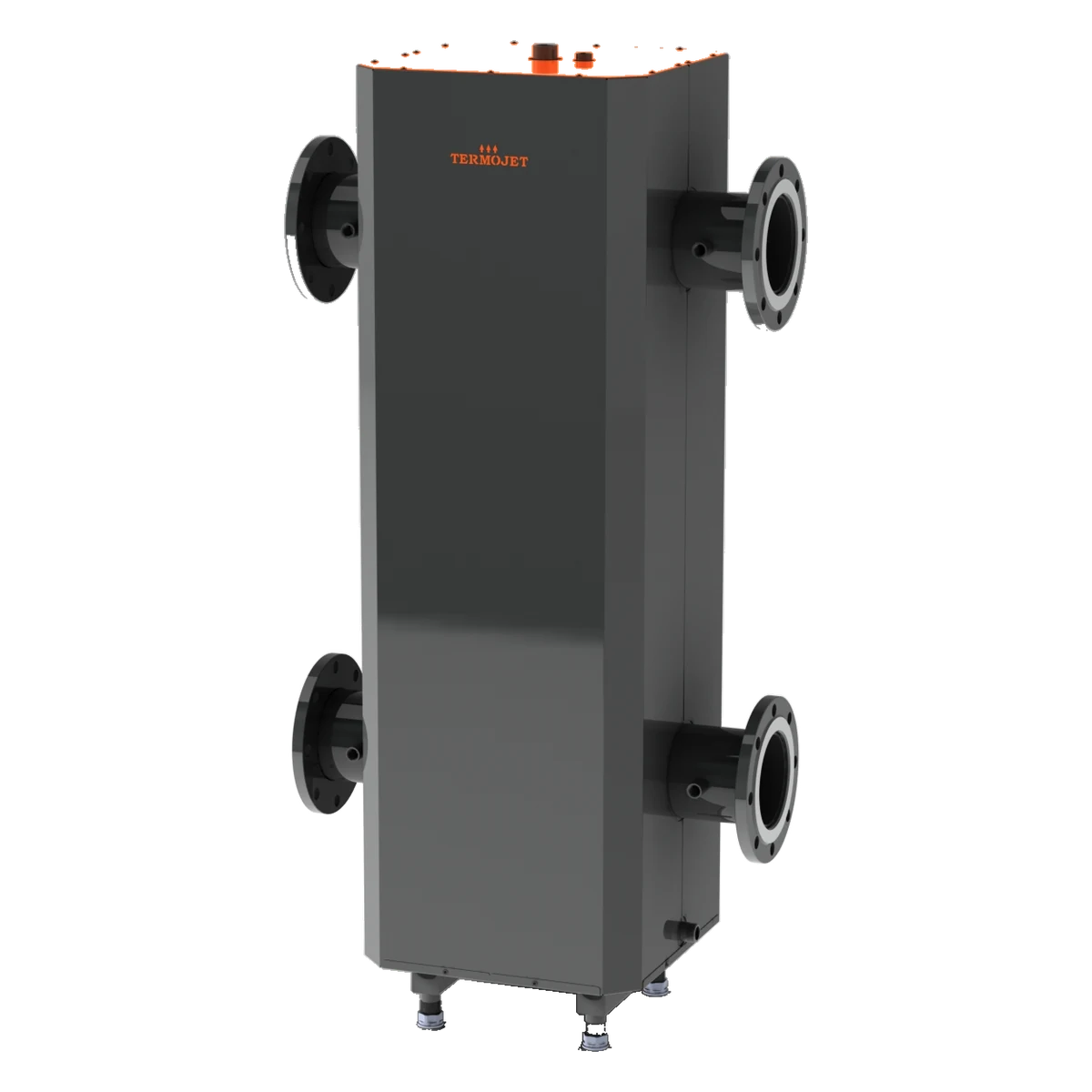 Sprzęgło hydrauliczne kołnierzowe Termojet w obudowie termoizolacyjnej z podstawą SH-34F