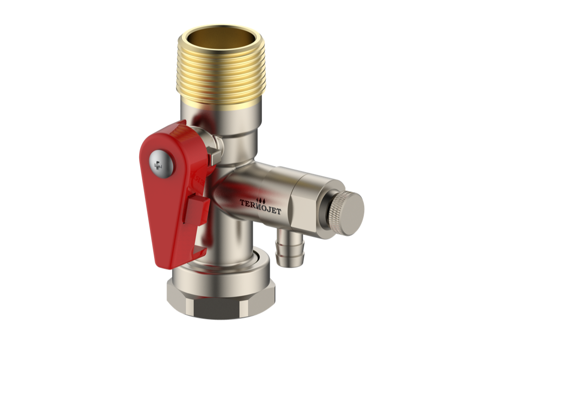 Zawór odcinający Termojet DN20 (3/4" M)