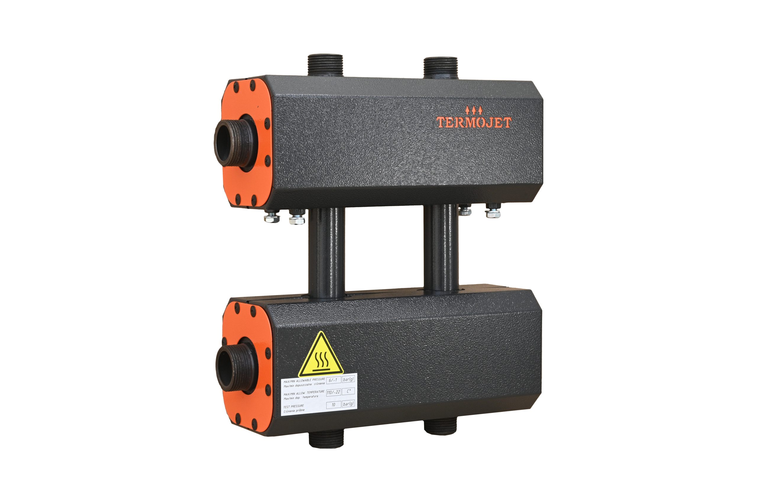 Kolektor Termojet w obudowie termoizolacyjnej 2+1 góra+dół K22GD125.200